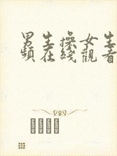 男生操女生的视频在线观看