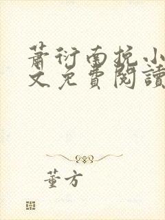 萧衍南挽小说全文免费阅读