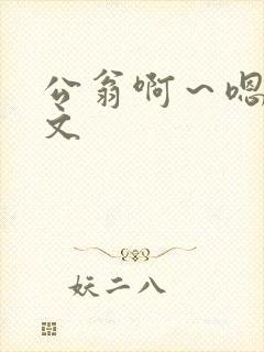 公翁啊～嗯啊h文