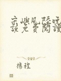 宋屿风陆晚吟小说免费阅读最新章节封面