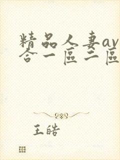 精品人妻av综合一区二区