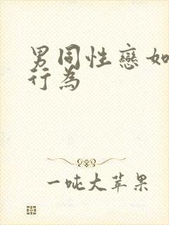 男同性恋如何性行为