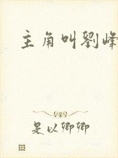 主角叫刘峰小说