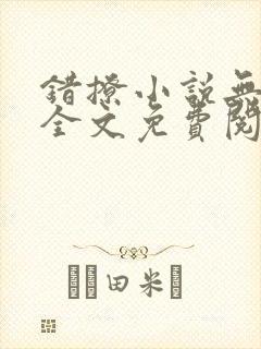 错撩小说无删减全文免费阅读封面