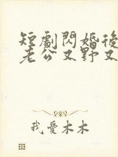 短剧闪婚后财阀老公又野又欲