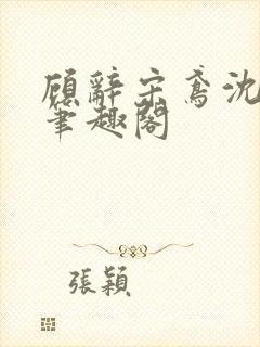 顾辞宋鸢沈煜安笔趣阁封面