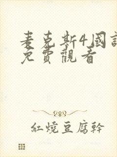 麦克斯4国语版免费观看