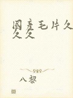 国产毛片久久久久久