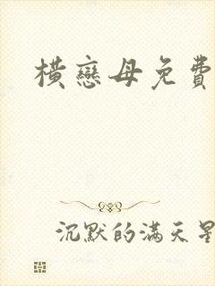 横恋母免费高清封面