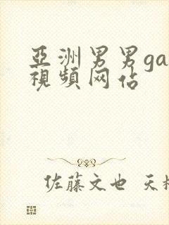 亚洲男男gay视频网站