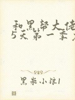 和黑帮大佬365天第一季免费播放封面