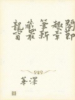 龙藏笔趣阁无弹窗最新章节