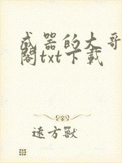 成器的大哥笔趣阁txt下载