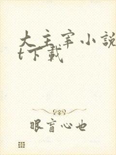 大主宰小说txt下载