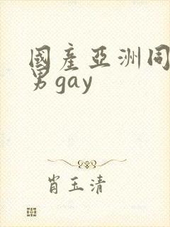国产亚洲同性男男gay