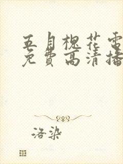 五月槐花电视剧免费高清播放