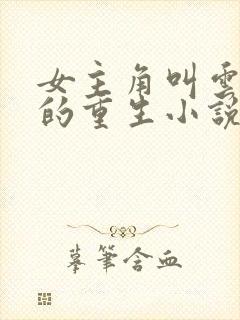 女主角叫云晚晚的重生小说