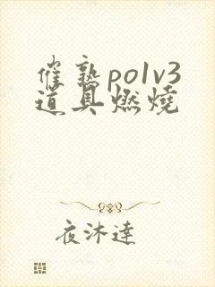 催熟po1v3道具燃烧