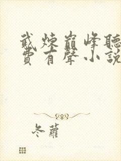 武炼巅峰听书免费有声小说封面