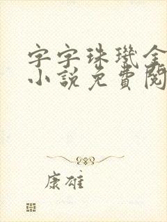 字字珠玑金银花小说免费阅读封面