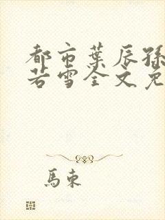 都市叶辰孙怡夏若雪全文免费阅读