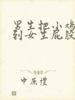 男生把小鸡鸡插到女生屁股里视频