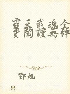 霸天武魂全文免费阅读无弹窗封面