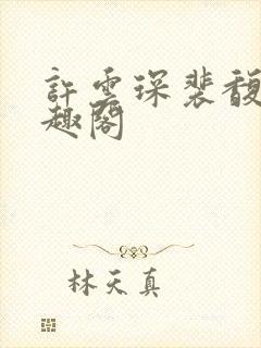 许云琛裴馥雪笔趣阁封面