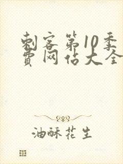 刺客第10季免费网站大全高清在线观看封面