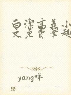 白洁高义小说全文免费笔趣阁封面