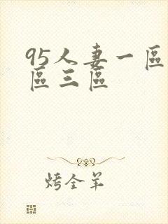 95人妻一区二区三区