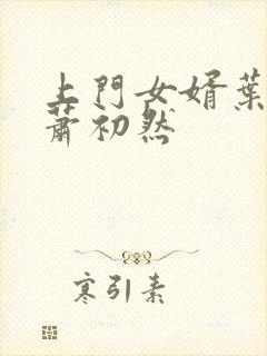 上门女婿叶辰和萧初然