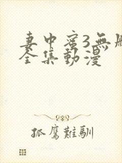 妻中蜜3无删减全集动漫