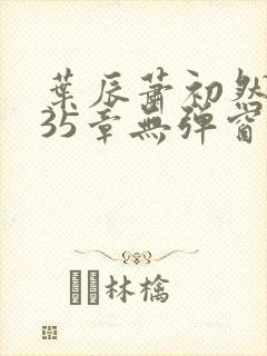 叶辰萧初然9935章无弹窗