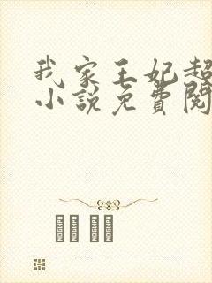 我家王妃超凶的小说免费阅读