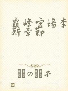 巅峰官场李霖最新章节