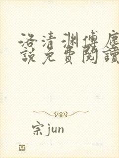 洛清渊傅尘寰小说免费阅读无弹窗笔趣阁