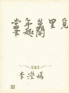 当年万里觅封侯笔趣阁封面