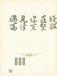 遇见你在线观看高清完整版电影