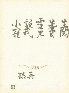 小说霍先生乖乖宠我免费阅读全文