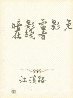 暗影电影免费版在线看