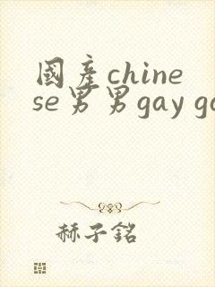 国产chinese男男gay gay网站