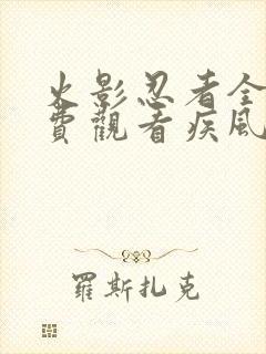 火影忍者全集免费观看疾风传