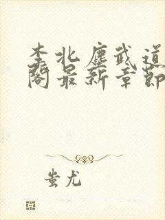 李北尘武道笔趣阁最新章节更新封面