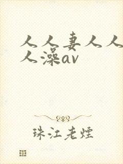 人人妻人人爽人人澡av