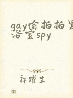 gay偷拍拍男浴室spy