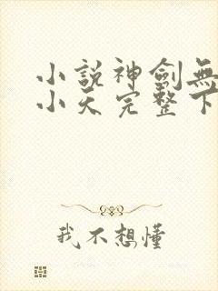 小说神剑无敌杨小天完整下载封面