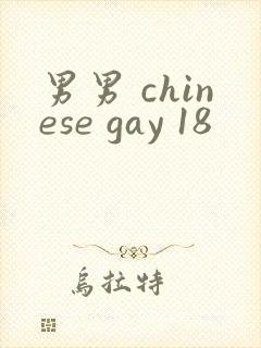 男男 chinese gay 18封面