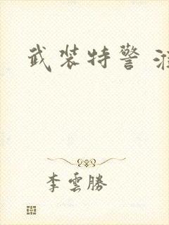 武装特警 淮上封面