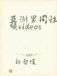 亚洲男同性恋视频videos封面